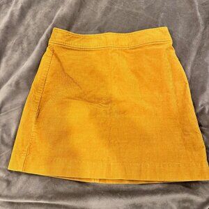 J. Crew Corduroy Skirt -- Beautiful Fall Color in Perfect Condition -- Size 2